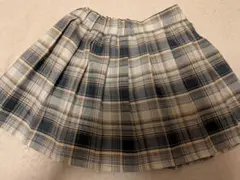 チェック柄プリーツスカート（インパン付き）