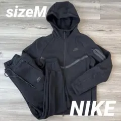 現行品　Nike セットアップ　黒　フルジップパーカー　スウェット　パンツ　M
