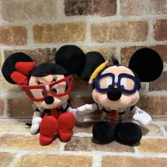 アメリカディズニーパーク限定 ミッキー&ミニー ナード　ぬいぐるみ　2個セット