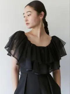 pinue フリルボレロ+キャミドレスセット（BLACK） Sサイズ - メルカリ