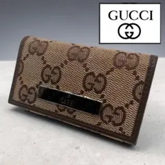 GUCCI グッチ GGモノグラム 6連 キーケース ブラウン