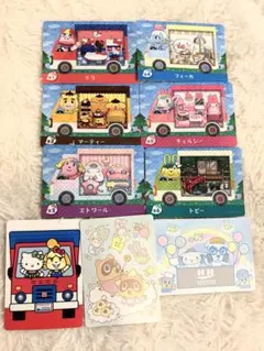 あつまれどうぶつの森 サンリオ amiiboカード コンプリート6枚 シール付き