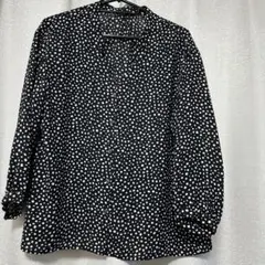 ドット柄 長袖