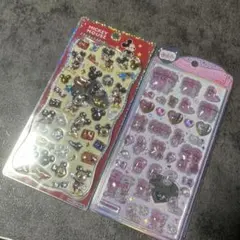 ミッキーマウス＆エスター・バニー シール2シートセット 正規品