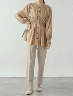 グローバルワーク　シャーリングシャツ　Mサイズのサムネイル