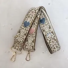 3044 インド刺繍 スマホショルダーストラップ