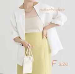 【naturalcouture】2WAYスリーブミリタリーシャツブルゾン　Fのサムネイル