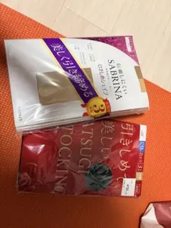 GUNZE SABRINA ATSUGI ストッキング 2点セット