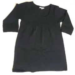 CINEMA CLUB 7分袖チュニックニット L