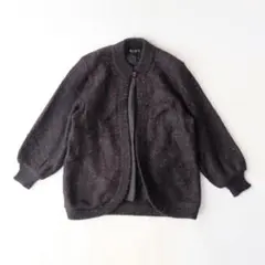 USED古着 カラフル ネップ ふわもこ ニット カーディガン セーター 羽織り