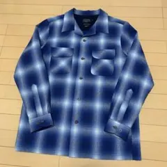 美品 L STUSSY×PENDLETON オンブレ ウール シャツ ジャケット - メルカリ
