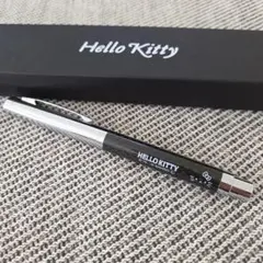 新品　未使用！レア　HELLO KITTY ボールペン ブラック 箱付き