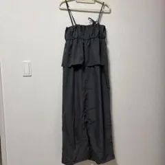 キャミワンピース グレー