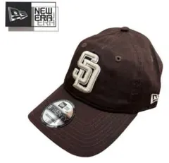 ニューエラ 帽子 キャップ 9TWENTY 柔らか パドレス ブラウン×ベージュ