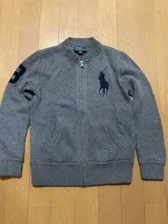 Polo Ralph Lauren グレー ジップアップセーター140