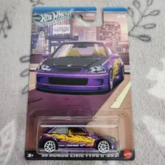 ホットウィール コンパクトキングス '99 ホンダ・シビック タイプR EK9のサムネイル