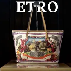 ETRO エトロ ペイズリー柄 トートバッグ SOGNI サーカスプリント A4のサムネイル