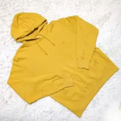 【美品】Champion チャンピオン スウェット パーカー 黄 L 定番