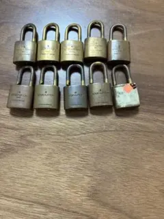 ルイヴィトン パドロック 南京錠 まとめ 10個セット 鍵なし