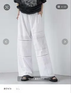 新品☆未使用 &pal レースパンツ ivory 100size - メルカリ