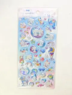 【正規品】クーリア　ぷっくりシール　キラキラ　my sparkle ねこ