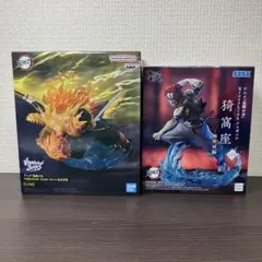 【新品・未開封】鬼滅の刃　我妻善逸　猗窩座　プライズフィギュア　2個セット