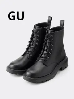 GU ライトボリュームソールレースアップブーツ