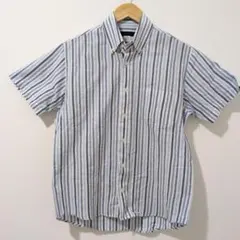 値引★YUMI KATSURA HOMME 半袖シャツ M ストライプのサムネイル
