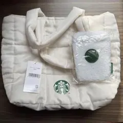 【訳あり】スターバックス 2023年福袋トートバッグ　マルチケース　ホワイト