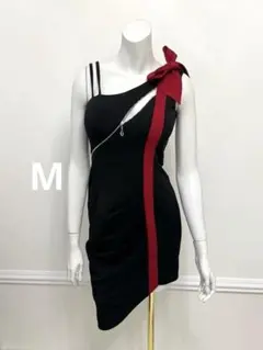 GLAMOROUS・ANDYグラマラスドレス赤リボン黒ドレス