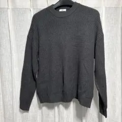 WEGO ダークグレー ニットセーター L