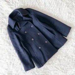 ダブルブレスト ピーコート