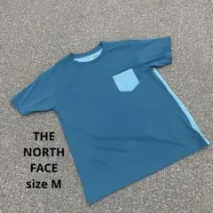THE NORTH FACE Ｔシャツ 青 xグリーン　Mサイズ