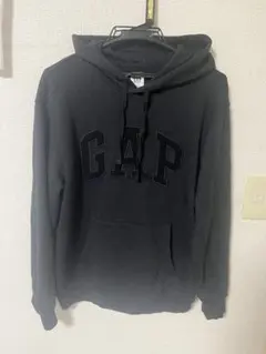 GAP ジップアップパーカー ブラック ロゴ刺繍 swag スケーター - メルカリ