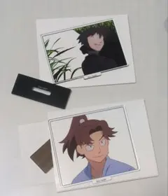 忍たま乱太郎　アニメシーンアクスタ　土井半助 山田利吉セット