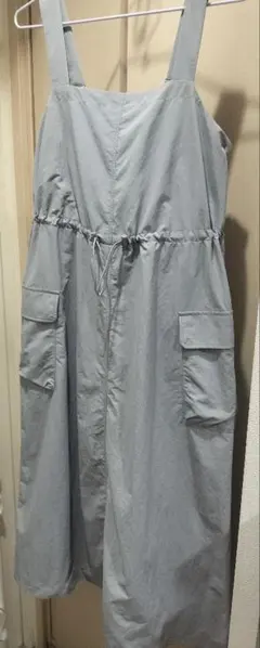 GU　ジーユー　テックジャンパードレス　グレー　ワンピース　Mサイズ