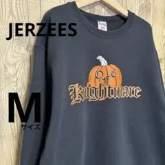 JERZEES ジャージーズ ハロウィン ブラック 黒 トレーナー Mサイズ