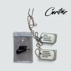 Corteiz×NIKE ドッグタグ ネックレス ゴールドカラー - メルカリ