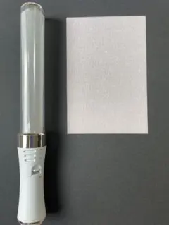 キラキラフィルム　ハガキサイズ　ペンライト　白