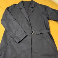 green label☆ ロングコート ネイビー ストライプ 春秋