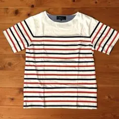 SHIPS JET BLUE ボーダーTシャツ M トリコロールのサムネイル
