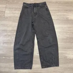 GU バレルレッグジーンズ L DARK GRAYのサムネイル