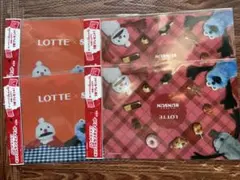 ロッテ パペットスンスン ランチョンマット　　4枚セット