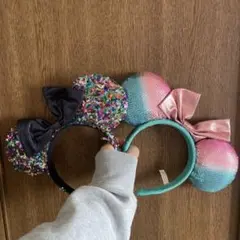 ミッキーマウス　カチューシャ　2個で