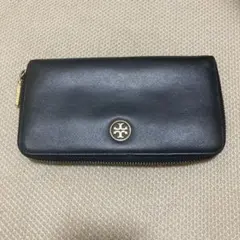TORY BURCH トリーバーチ 長財布 ラウンドファスナー 黒 ブラックのサムネイル