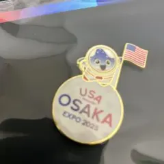 【超激レア】スパーク　アメリカ館 非売品ピンバッジ ナショナルデイ 超激レア】スパーク アメリカ館 非売品ピンバッジ ナショナル