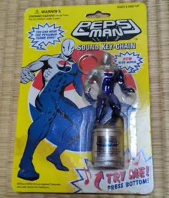 ペプシマン サウンドキーチェーン 青色モデル - メルカリ