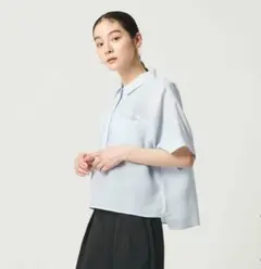 タイムセールBEAUTY&YOUTH ベビーブルー チュニック ブラウスのサムネイル