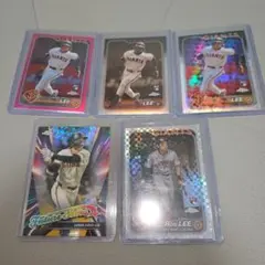 2024 Topps Chrome イ・ジョンフJung Hoo Lee 4枚