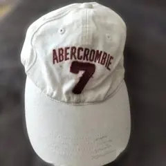 Abercrombie & Fitch キャップ ホワイト 7刺繍のサムネイル